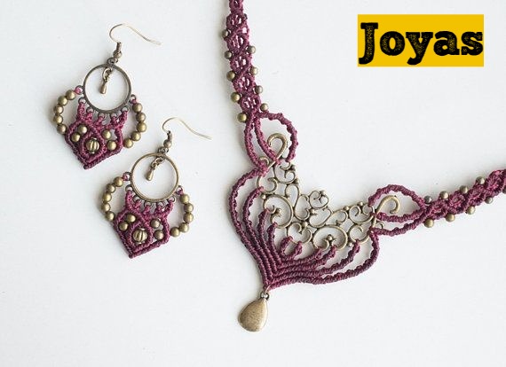 macrame joyas